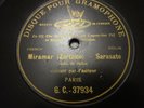 Sarasate, Miramar (zortzico) G.C.37934 monoface 78tours