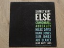 Cannonball Adderley Somethin Else Blue Note BLP 1595 47 W / NY RVG VG++ / VG