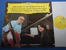 Argerich Rostropovich Chopin Schumann Cello Sonatas DGG Stereo 70s NM