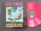 Guns n roses appetite for destruction demos red colour vinyl lp rare illusions
