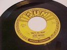 Listen  Elvis Presley Sun 209 Blue Moon of Kentucky/That's All Right Push Marks