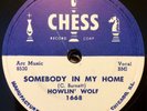 Howlin' Wolf ?Somebody In My Home/Nature '57 Chess 1668 78rpm NM- E+ w/Autograph