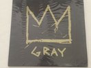 BASQUIAT GRAY ART COVER RARE ALBUM GOLD SCREEN PRINT