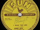 Johnny Cash   Sun 241   V 1956 78   Get Rhythm / I Walk The Line  *LISTEN