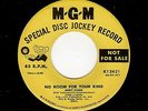 RARE ROCKABILLY-ANDY STARR-MGM 12421-NO ROOM FOR YOUR KIND/ONE MORE TIME-2 SIDED