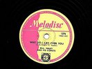 VERY RARE EARLY  BILL HALEY 78  WHY DO I CRY OVER YOU   UK MELODISC 1376 E/E-