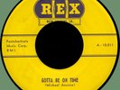 EMERALDS Gotta Be on Time / All the Time 45rpm Rex 1959 NOLA doo-wop