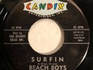Rare Surf 45 The Beach Boys Surfin / Luau CANDIX