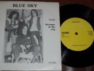 BLUE SKY Stranger In The City VERY RARE 1980 PRIVATE Swedish HEAVY HARD ROCK 45