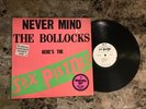 THE SEX PISTOLS NEVER MIND THE BOLLOCKS PUNK ROCK WARNER DJ PROMO VINYL LP EX+