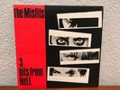 The Misfits - 3 Hits From Hell * 1981 Plan9 Grey Label Large Hole Punk 45 Rare