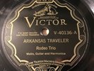 RODEO TRIO ARKANSAS TRAVELER/ TURKEY IN THE STRAW VICTOR 40136 VG+ RARE  TEXAS