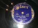MME ED BOLDUC LA BOLDUC Quand J'Etais Chez Mon Pere 78 VG+ Starr French Canadian