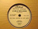 JESSE POWELL w/ FLUFFY HUNTER – As Long As You’re Satisfied FEDERAL - 78rpm  wlp