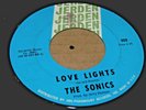 PSYCH GARAGE 45 - THE SONICS - LOVE LIGHTS - GOT YOUR HEAD ON BACKWARDS - JERDEN