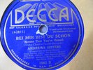 Jazz Andrews Sisters 2nd Record Bei Mir Bist Du Schon 1937 Decca 1562 78 rpm VG+