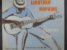 LIGHTNIN' HOPKINS: Country Blues LP (Mono, light h2o damage to cover, corner di