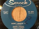 SINNER STRONG r&b soul 45 Don't Knock It / Nobody But Me   Serock D-J EX