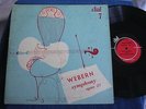 Rene Leibowitz-Pro Arte Quartet/Webern/DG Mono/DSM Cover/Dial 7/EX+ to MINT-/bw
