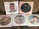DAVID BOWIE Picture Disc Vinyl Set Hunky Dory Pin-Ups Aladdin Sane Ziggy BOPIC