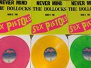 SEX PISTOLS NEVER MIND THE BOLLOCKS PINK,ORANGE AND GREEN VINYL ALL UNPLAYED