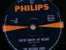 THE MISSING LINKS YOURE DRIVING ME INSANE RARE 1965 AUST PHILIPS LABEL SINGLE