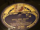 Vera Lynn Decca We’ll Meet Again & I’m Praying To St. Christopher 10’’ 78rpm E.
