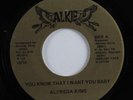 Modern Soul Boogie 45 ALFREDA KING You Know That I Want You Baby ALKIE HEAR