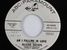 Northern Soul 45 MAXINE BROWN Am I Falling In Love ABC-PARAMOUNT promo HEAR
