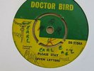 SEVEN LETTERS Please Stay / Special Beat UK 7