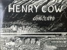 HENRY COW Concerts DOUBLE VINYL LP Original UK Caroline '76 + Concert Flyer EX