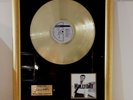 JOHNNY HALLYDAY - DISQUE D'OR - ROCK'N'ROLL ATTITUDE  NUMEROTE 489/2500 - RARE