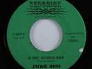Funk/Deep Soul 45 JACKIE ROSS A One Woman Man SEDGRICK VG+ HEAR