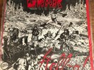 GWAR Hell-O  LP Shimmy Disc SHIMMY 010 US 1988 VG+ RED VINYL W/ INSERTS 13B