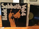 BLACK SABBATH: Vol. 4, Green Warner Brothers Records, Gate fold, 1st, OOP LP