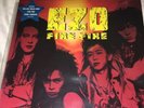 EZO , Fire Fire 1989 12” LP Promo Stamp Scarce