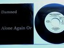 The Damned - Alone Again Or USA 1986 MCA Promotional 7