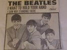 The BEATLES 1964 I Want To Hold Your Hand & Picture Sleeve 45 Capitol Free Ship