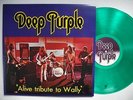 DEEP PURPLE rare live 2LP: Alive Tribute To Wally  -  Stockholm 1970  MINT