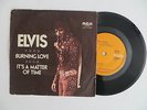 Elvis Presley Burning Love Rare Original Israel Press 7