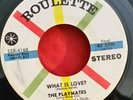 Playmates Roulette 4160 WHAT IS LOVE? (RARE STEREO ) (DOO WOP 45) MAKE OFFER