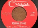 Ron and the Continentals - Rebound Baby / Rolling Stone 45, Rare WI GARAGE Cuca