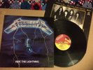 Metallica: Ride The Lightning LP. 1986 press on Music For Nations. MFN 27