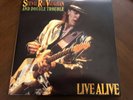 STEVIE RAY VAUGHAN AND DOUBLE TROUBLE LIVE ALIVE VINYL 2LP'S EXC