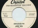 Rare Country Instr. 45- Speedy West/Jimmy Bryant- Shuffleboard Rag- Capitol - M-