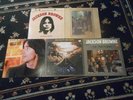 JACKSON BROWNE-5 LP'S-RUNNING ON EMPTY-THE PRETENDER-FOR EVERYMAN-HOLD OUT-MORE