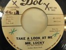 Mr Lucky & the Gamblers 1966 Promo 45rpm Record Take a Look at Me GARAGE HEAR