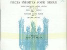 Johann Sebastian Bach vinyl LP album record Pieces Inedites Pour Orgue French