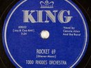 TODD RHODES: Rocket 69 / Possessed KING Jump Blues R&B Rock ’52 Classic 78 Hear