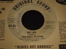 GARAGE 45 RPM RECORD BY-THE MUSIC MACHINE-HEY JOE / WRONG